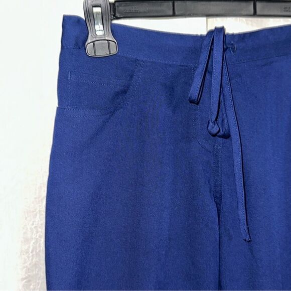 Grey’s Anatomy XS Navy Five Pocket Drawstring 31” Inseam Scrub Bottom Pants - Picture 6 of 13